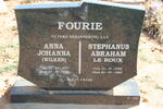 FOURIE Stephanus Abraham le Roux 1926-2005 & Anna Johanna WILKEN 1927-2003