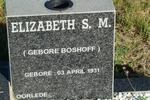 HATTINGH Elizabeth S.M. nee BOSHOFF 1931-