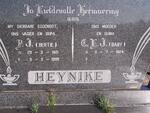 HEYNIKE P.J. 1921-1995 & C.L.J. 1924-