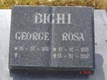 BIGHI George 1951- & Rosa 1953-2000