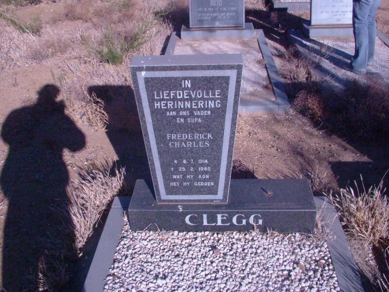 CLEGG Frederick Charles 1914-1985