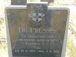 PLESSIS Salomon G.C., du 1903-1982