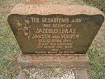VUUREN Jacobus Lukas, Jansen van 1943-