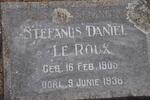 ROUX Stefanus Daniel, le 1905-1936