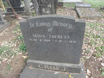 CROFT Mona Theresa 1929-1976
