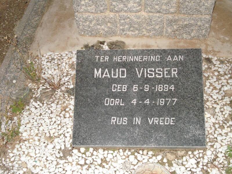 VISSER Maud 1894-1977