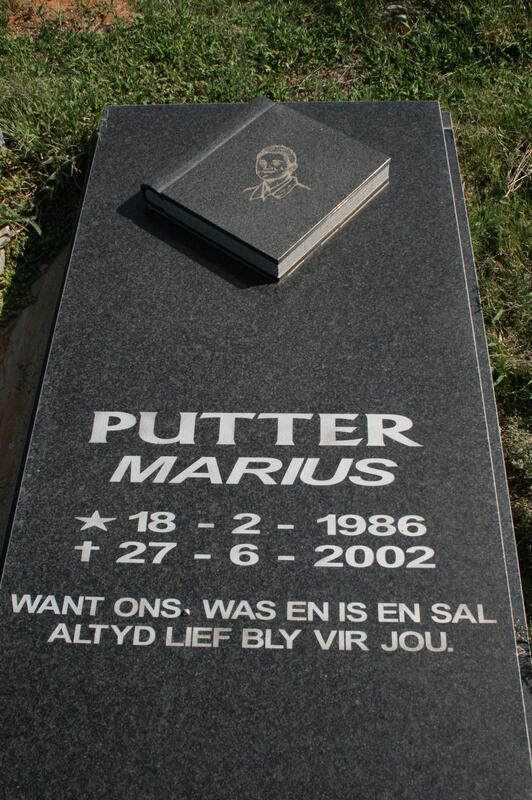 PUTTER Marius 1986-2002