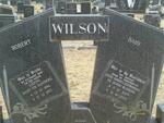 WILSON Robert 1916-1977 & Baby 1925-2007