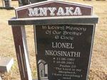 MNYAKA Lionel Nkosinathi 1967-2001