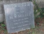 MULLER M.W. 1909-1954
