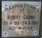 CAIRNS Robert 1916-1985