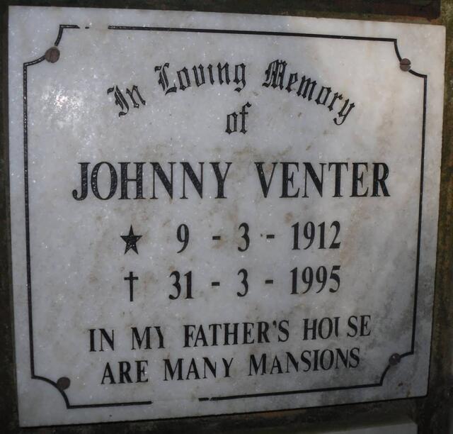 VENTER Johnny 1912-1995