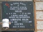 GOUWS Gillie 1916-1995 & Lorraine Hilda 1915-1997