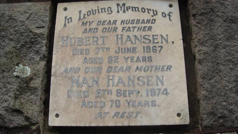 HANSEN Hubert -1967 & Nan -1974