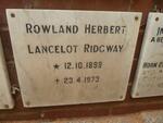 RIDGWAY Rowland Herbert Lancelot 1899-1973