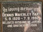 HART Dennis Waverley 1928-1992