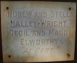 HALLEY-WRIGHT Andrew & Stella :: ELWORTHY Cecil & Maud