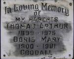 GOODALL Thomas Arthur 1899-1975 & Doris Mary 1900-1981