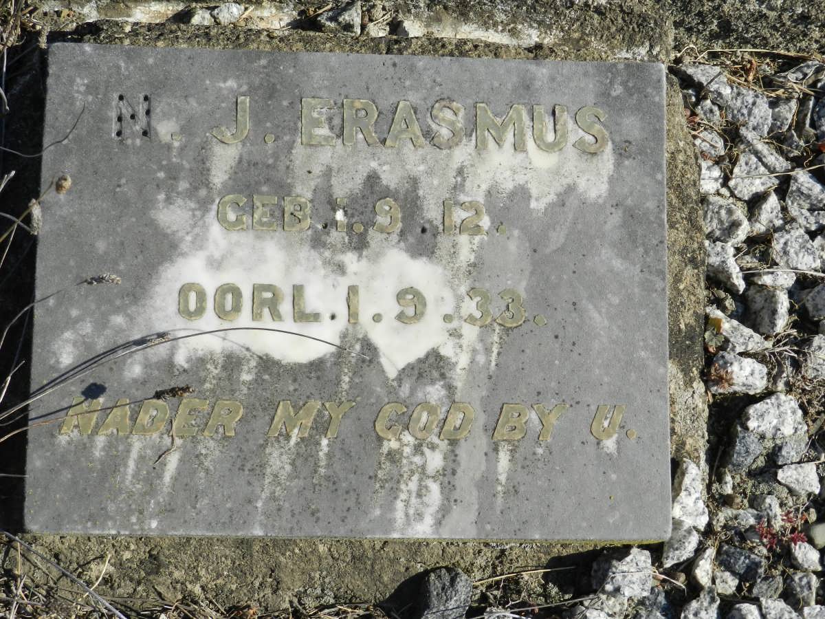 ERASMUS N.J. 1912-1933