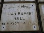 HALL Brian Rupert 1950-1984