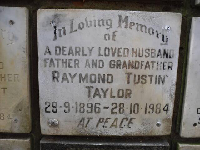TAYLOR Raymond Tustin 1896-1984