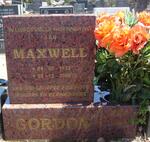 GORDON Maxwell 1932-2000