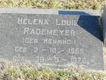 RADEMEYER Helena Louise nee HENNING 1955-1976