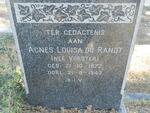 RANDT Agnes Louisa, du nee VORSTER 1872-1943