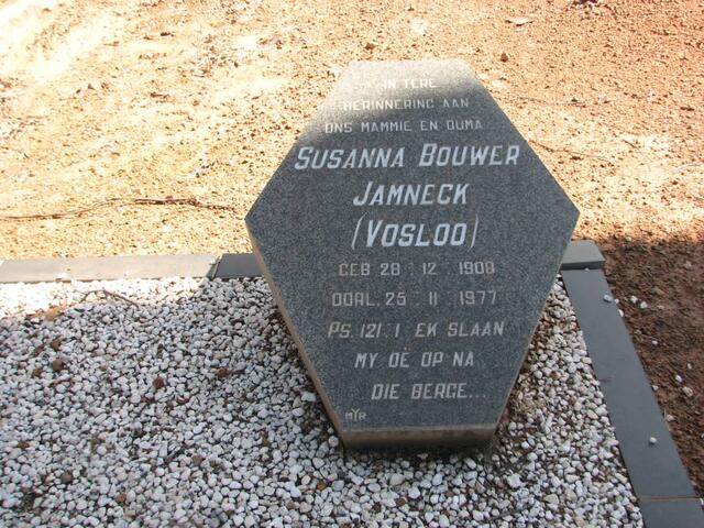 JAMNECK Susanna Bouwer nee VOSLOO 1908-1977