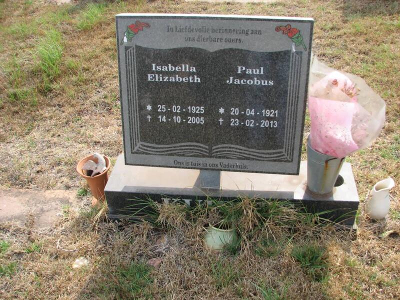 KU? Paul Jacobus 1921-2013 & Isabella Elizabeth 1925-2005