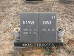 OOSTHUIZEN Hansie 1935-1997 & Dina 1941-