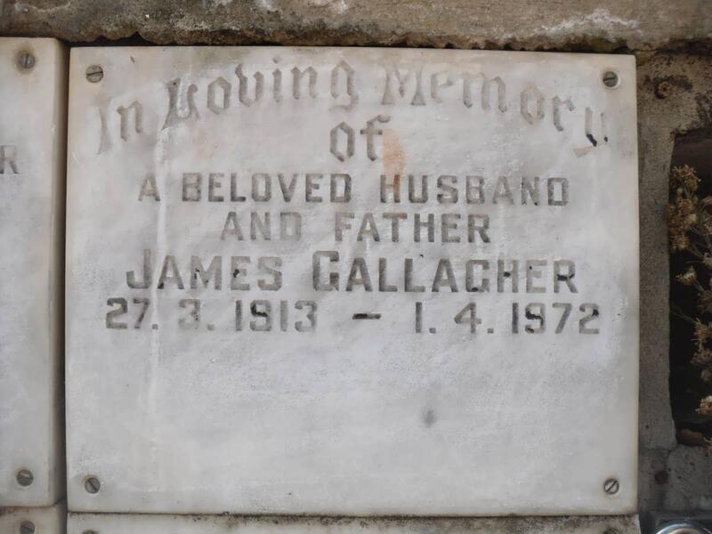 GALLAGHER James 1913-1972