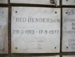 HENDERSON Fred 1913-1977