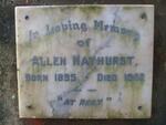 HAYHURST Allen 1895-1962
