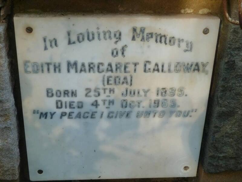 GALLOWAY Edith Margaret 1895-1965
