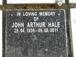 HALE John Arthur 1939-2011