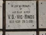 HINDS V.G. 1939-1991
