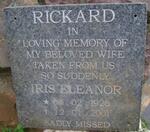 RICKARD Iris Eleanor 1926-2001