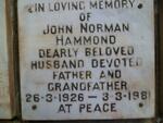HAMMOND John Norman 1926-1981