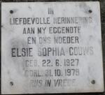 GOUWS Elsie Sophia 1927-1979