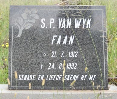 WYK S.P., van 1912-1992