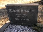 MTSWENI Selinah 1896-1975