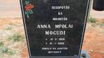 MOGUDI Anna Mpolai 1928-2002