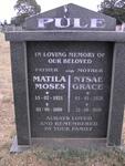 PULE Matila Moses 1921-2009 & Ntsae Grace 1928-2008