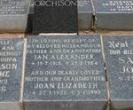 ORCHISON Ian Alexander 1915-1984 & Joan Elizabeth 1922-1993