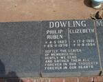 DOWLING Philip Reuben 1923-1978 & Elizabeth 1921-1994
