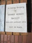 BAILEY George Ernest -1975