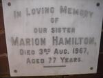 HAMILTON Marion -1967