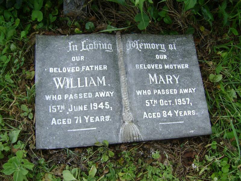 WHITSITT William -1945 & Mary -1957