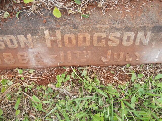 HODGSON Lillias Robertson nee BURT 1886-1927